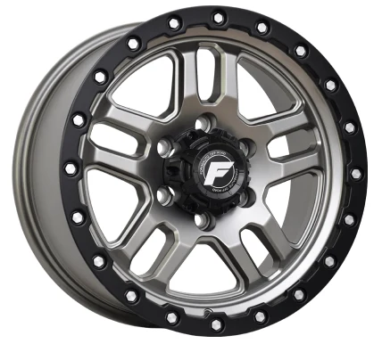 18 inch grey alloy wheel and BF Goodrich all-terrain tyre
