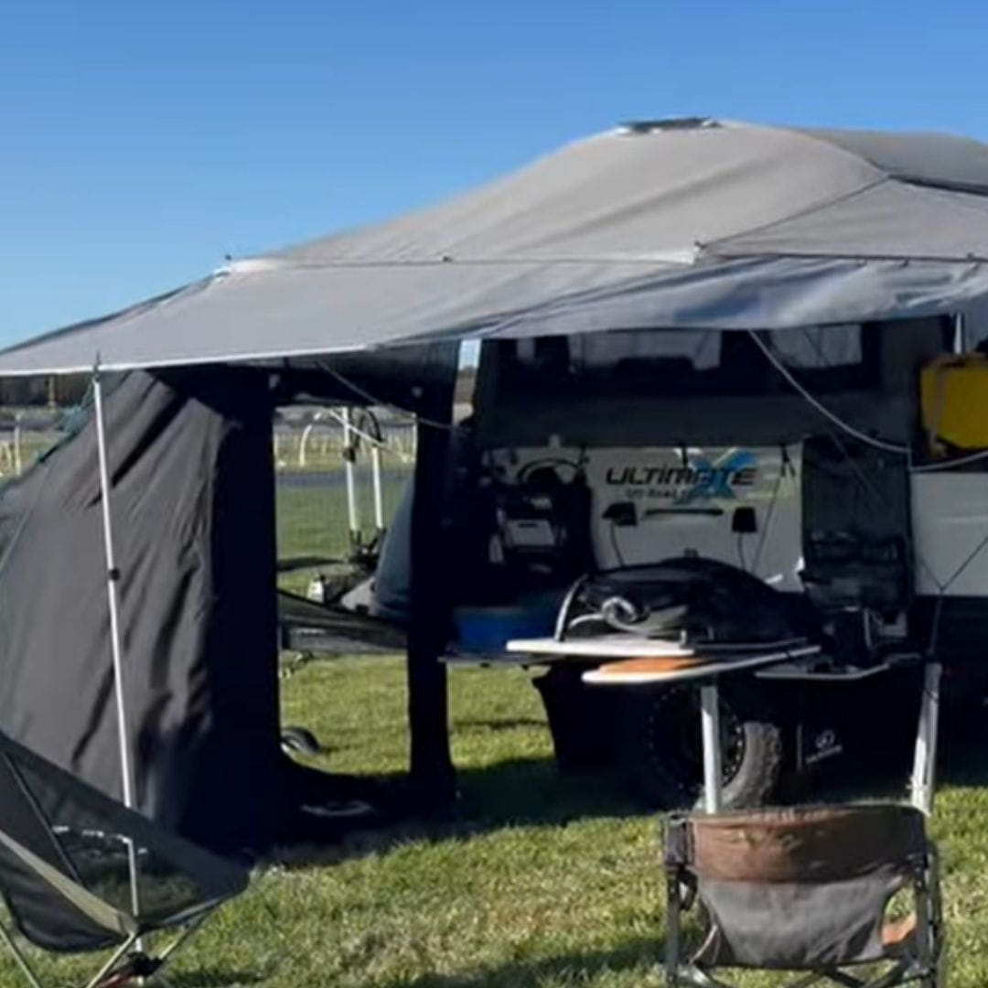 Quick Awning Ext Side, includes rod and rope