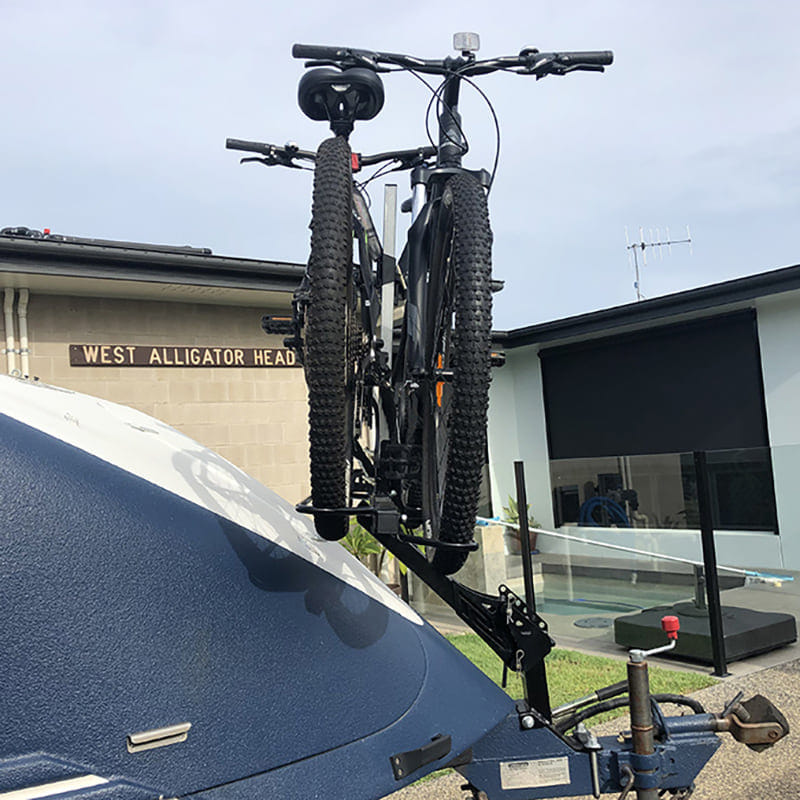 ISI Bike Rack 4x4x2 - 500/40 Deg (Inc front mount)