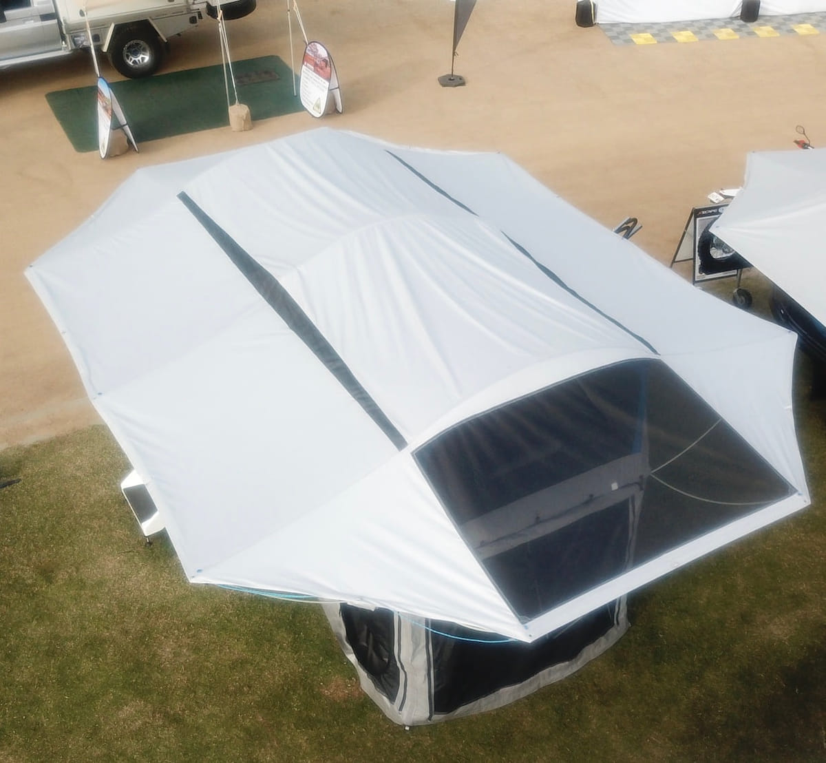 Custom Awning Change - Mesh Insert