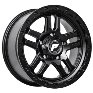 18 inch black alloy wheel and BF Goodrich all-terrain tyre