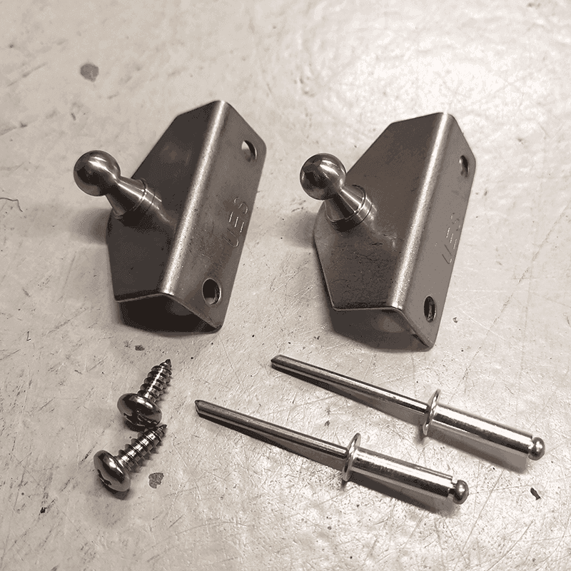 Single Bonnet Gas Strut Brackets (2) - XTRK